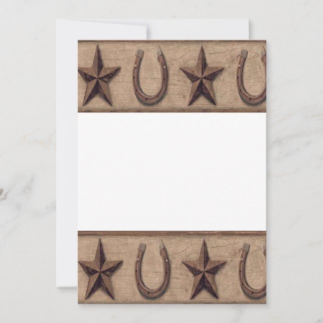 westernare partiinbjudningar inbjudningar (Framsida)