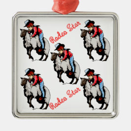 Westernare Rodeo jul Ornament Mutton Buster