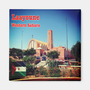 Westernare Sahara-katedralen San Francesco Magnet