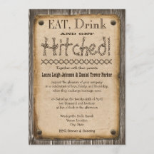 Westernare Stil, Drick och Hämta Hittades Bröllop