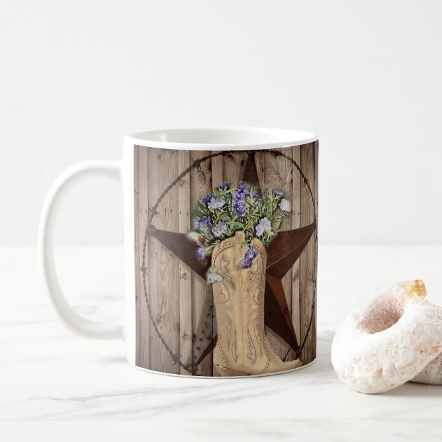 westernare stjärniga ladugårdshögar kaffemugg (Med munk)