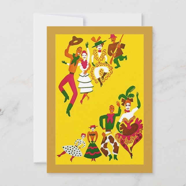 Westernare Vilda western-temainbjudan till Party Inbjudningar (Framsida)