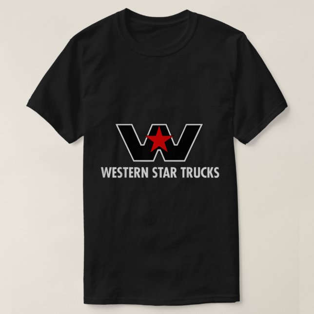 Westerns Star Trucks  T Shirt (Design framsida)