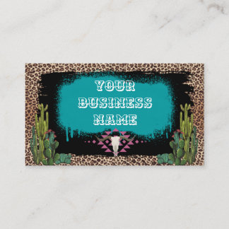 Westernt Affärskort för anpassningsbar Visitkort