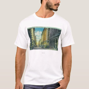 Westernt beskåda av 7:egatan från vårgatan t-shirt