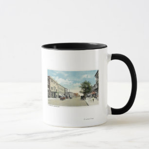 Westernt beskåda av den statliga gatan mugg