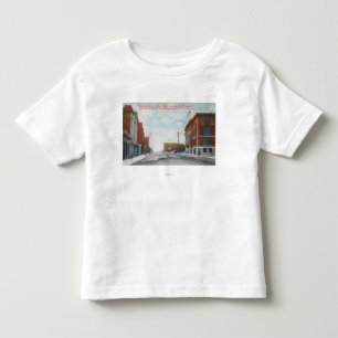 Westernt beskåda av granit StreetButte, MT T Shirt