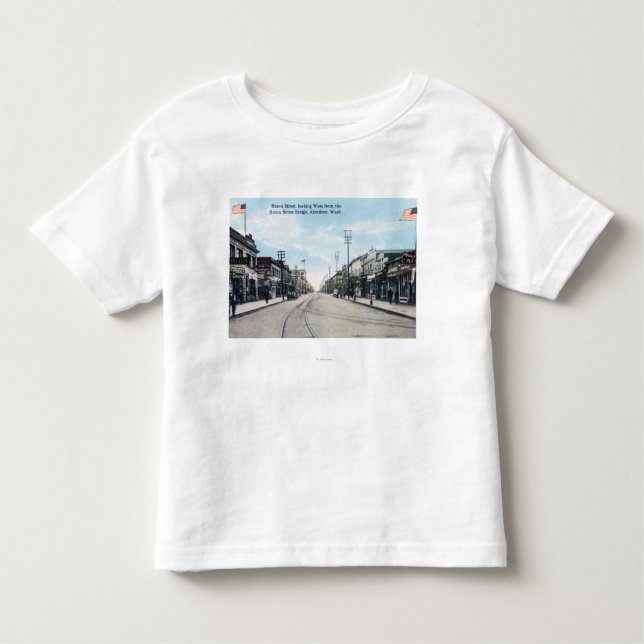 Westernt beskåda av Heron som gatan från T Shirt (Framsida)