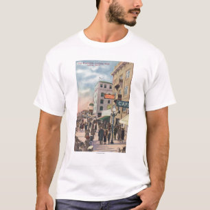 Westernt beskåda av promenaden tee