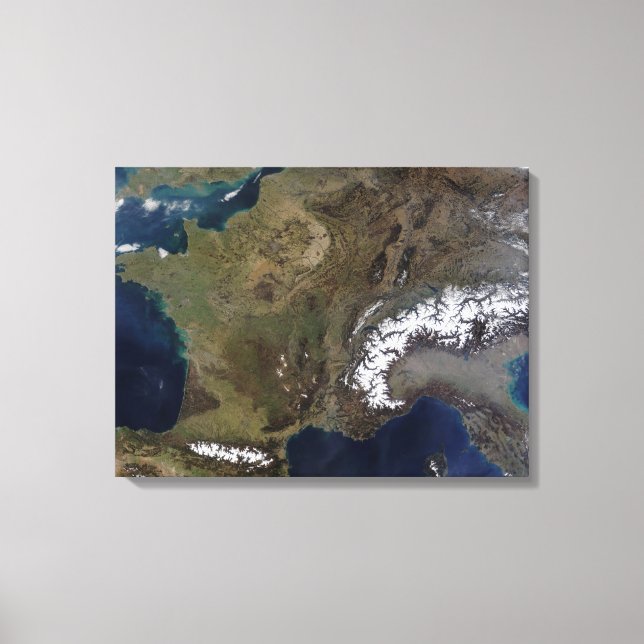 Westernt Europa Canvastryck (Framsida)