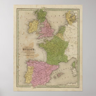 Westernt Europa Poster