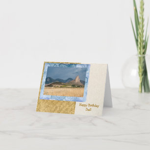 Westernt födelsedagskort i Ranch Pappa Kort
