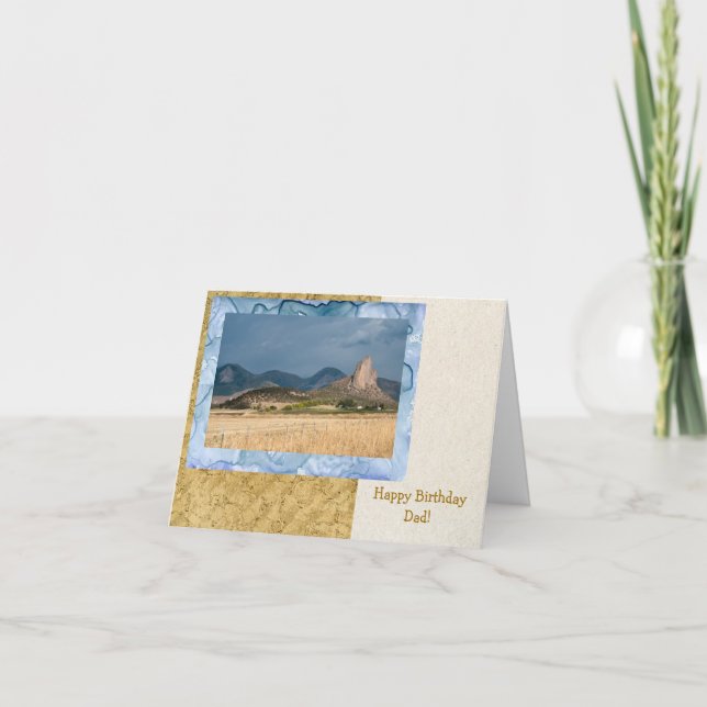 Westernt födelsedagskort i Ranch Pappa Kort (Framsida)