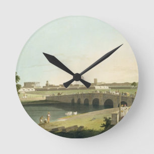 Westernt hänrycka av fort St George, Madras, Rund Klocka