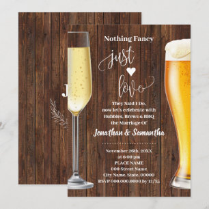 Westernt Inget Finare Bubbles Brews & BBQ Inbjudan