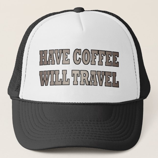 Westernt kaffe kommer att resa truckerkeps (Framsida)
