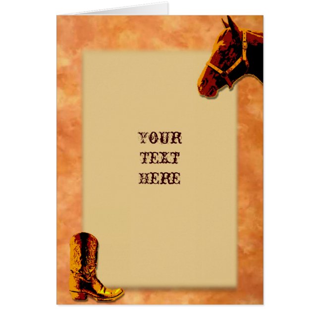 Westernt kort (Framsidan)