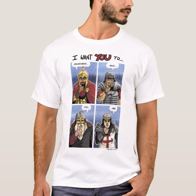 Westernt krigareraster tee shirt (Framsida)