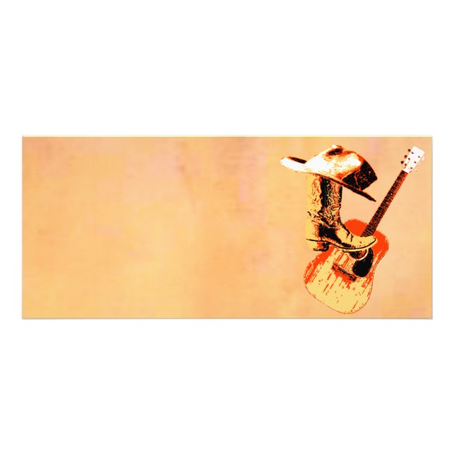 Westernt Land-rackkort Reklamkort (Framsidan)