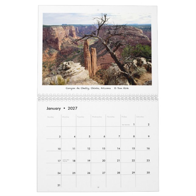 Westernt landskap kalender (Jan 2027)