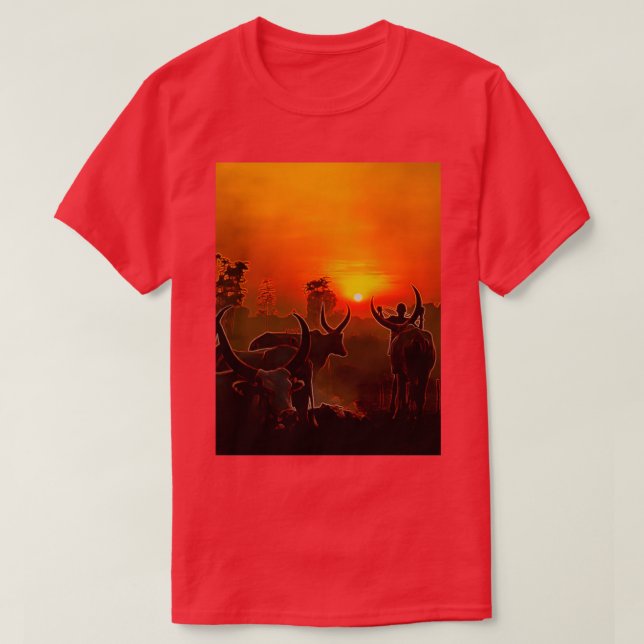 Westernt landskap t shirt (Design framsida)