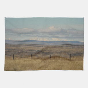 Westernt liggande foto kökshandduk