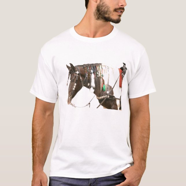 Westernt måla tee shirt (Framsida)