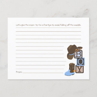 Westernt Mamma-tipskort för Cowboy Vykort