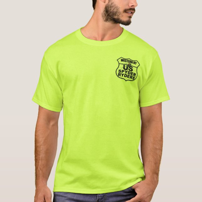Westernt NY-kapitel - Logotyp Pocket Trans T Shirt (Framsida)