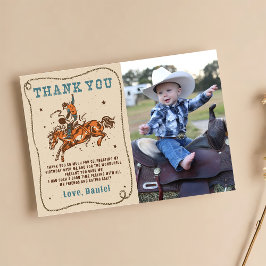 Westernt Rodeo Cowboy Birthday Photo Tackto You Ca Tack Kort