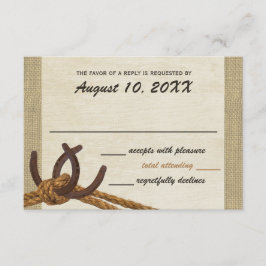 Westernt svar på Rope and Horse Shoes