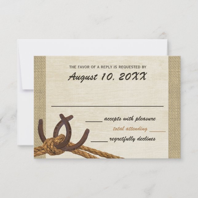 Westernt svar på Rope and Horse Shoes (Framsida)