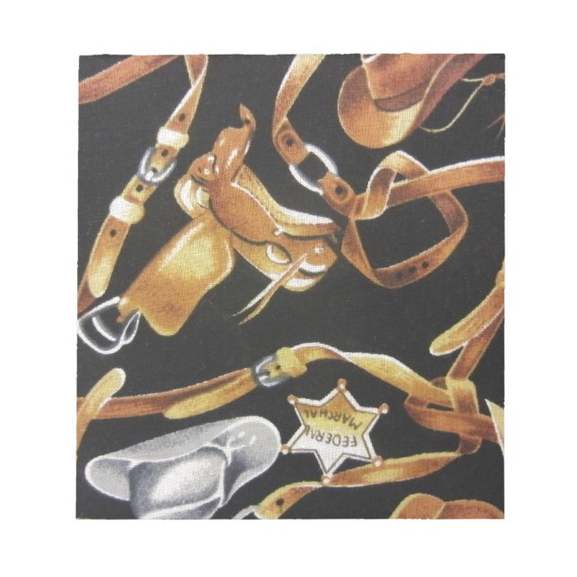 Westernt tack anteckningsblock (Framsida)