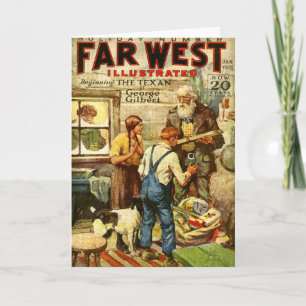 Westernt tema 1928 Jul Helgkort