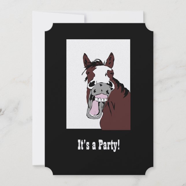 Westernt tema Birthday Anpassningsbar Inbjudan (Framsida)