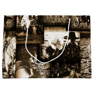 Westernt tema för Rodeo Cowboy Rustic Land