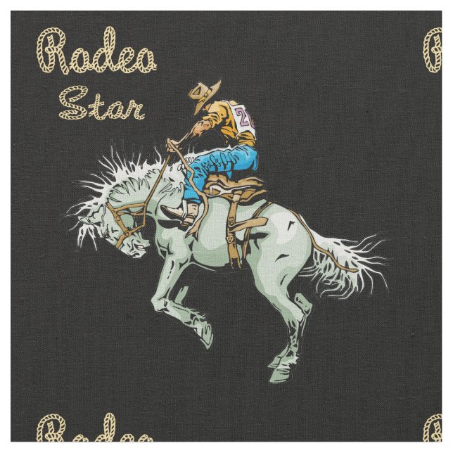 Westernt tyg för ryttare för RodeoCowboyBronc (Närbild)