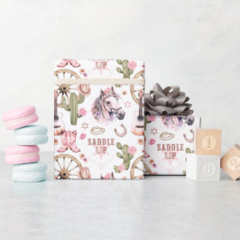 Westernt Wrap från Cowgirl Boots & Horse Gift Presentpapper