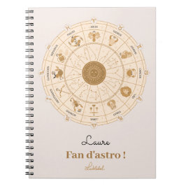 Westernt zodiakhjul - anteckningsbok
