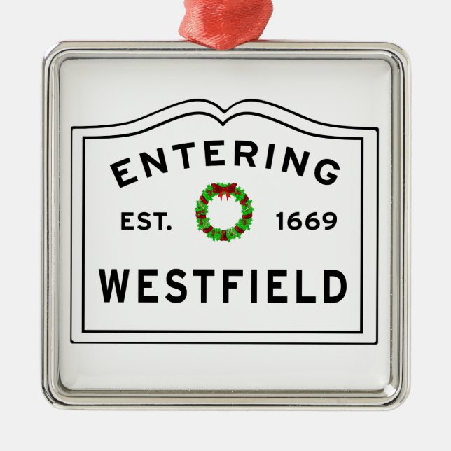 Westfield, MORSA Helgdag WAN Metall Ornament (Framsidan)