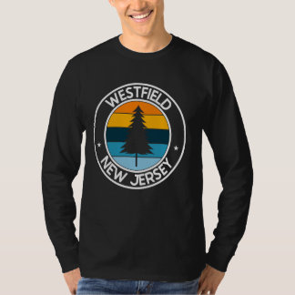 Westfield New jersey NJ USA City Pride Retro Sunse T Shirt