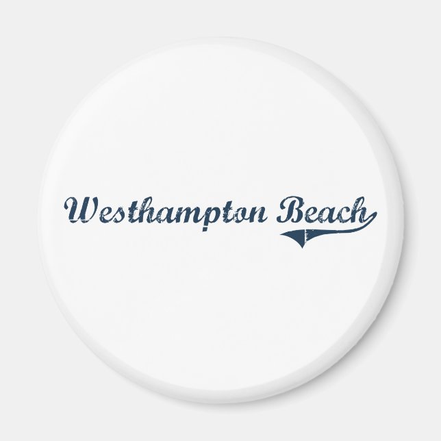 Westhampton Beach New York Classic Design Magnet (Framsidan)