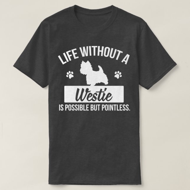 Westie 1 t shirt (Design framsida)