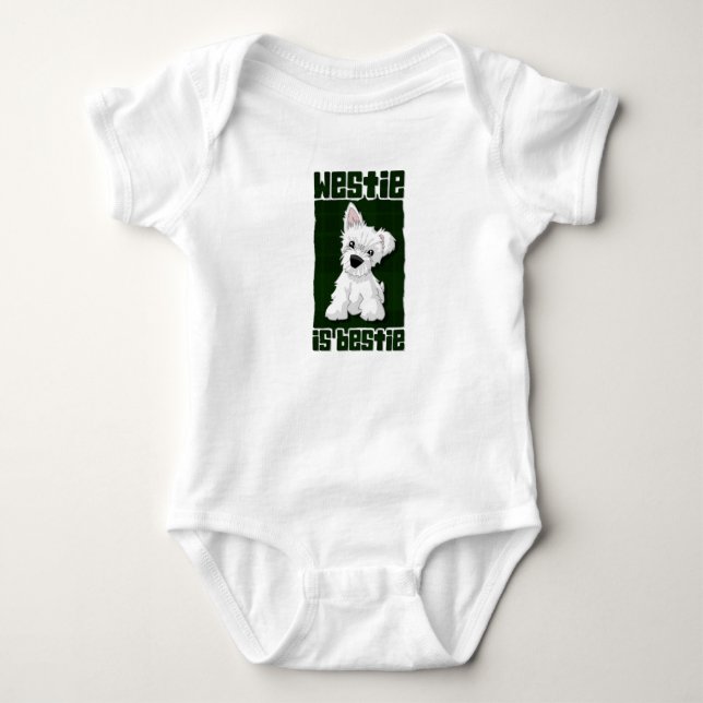 Westie är Bestie Tee (Framsida)
