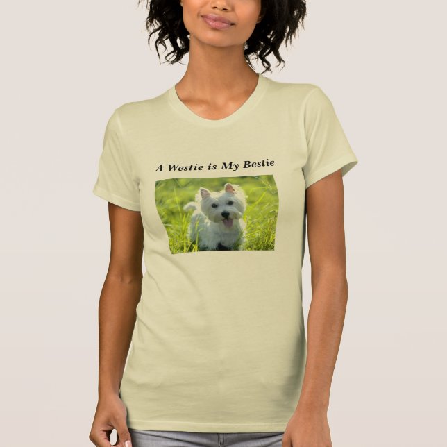 Westie är min Bestie T-shirt (Framsida)