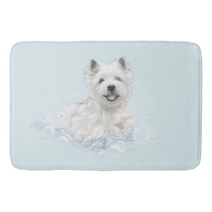 Westie badtid badrumsmatta