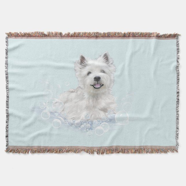 Westie badtids kul filt (Framsidan)