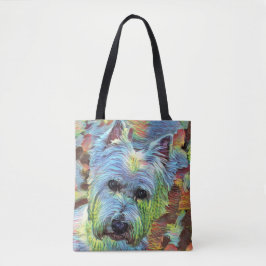 Westie Bag Tygkasse
