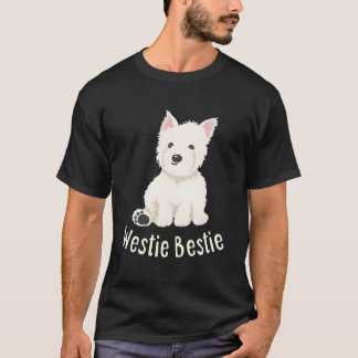 Westie Bestie Väster Highland White Terrier T Shirt