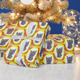 Westie BG Wrapping Papper Presentpapper